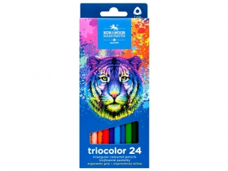 KIN KREDKI TRIOCOLOR 3134 24 KOLORY 7 MM TYGRYS - SERIA NIEBIESKA