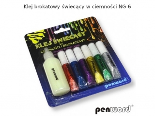 KLEJ BROKATOWY ŚWIECĄCY W CIEMNOŚCI NG-6 (SZPSH)