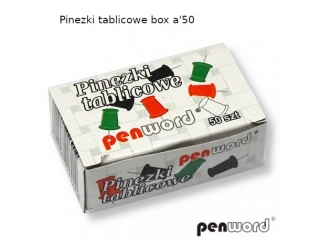 PINEZKI TABLICOWE BOX a50 (opakowanie=10szt)