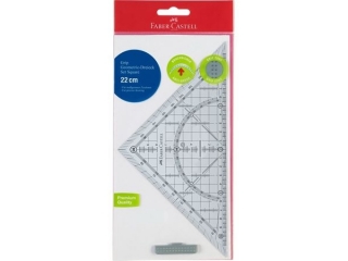 EKIERKA GRIP DUA 22 CM FABER-CASTELL [opakowanie=5szt]