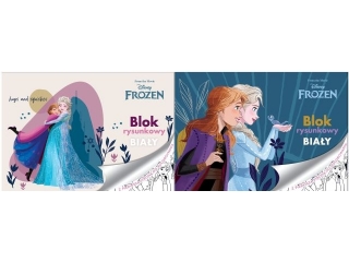 BLOK RYSUNKOWY BIAY A4/20k. z pierwsz stron do kolorowania / FROZEN [opakowanie=10szt]
