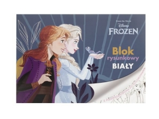 BLOK RYSUNKOWY BIAY A4/20k. z pierwsz stron do kolorowania / FROZEN [opakowanie=10szt]