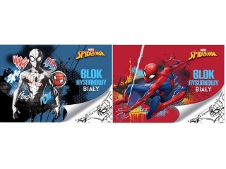 BLOK RYSUNKOWY BIAY A4/20k. z pierwsz stron do kolorowania / SPIDER MAN [opakowanie=10szt]