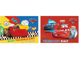 BLOK TECHNICZNY BIAY A4/10k. / CARS [opakowanie=10szt]