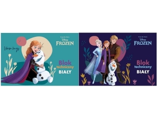 BLOK TECHNICZNY BIAY A4/10k. / FROZEN [opakowanie=10szt]
