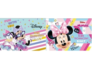 BLOK TECHNICZNY BIAY A4/10k. / MINNIE MOUSE [opakowanie=10szt]
