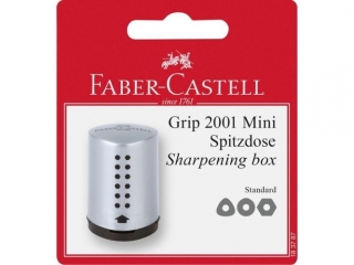 TEMPERWKA GRIP 2001 MINI SREBRNA BLISTER FABER-CASTELL [opakowanie=5szt]