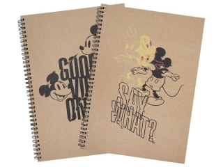 KOŁOZESZYT A4/80k. Kratka / MICKEY MOUSE KRAFT LINER