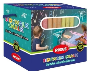 KREDA CHODNIKOWA 10, 5 x 2, 3cm 15szt. w kartonowym boksie