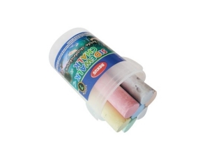 KREDA CHODNIKOWA 10, 5 x 2, 3cm 7kol. w plastikowym wiaderku