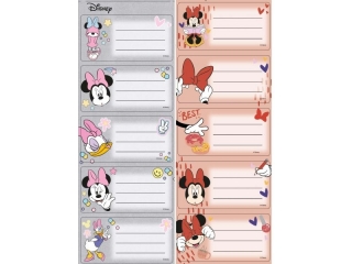 NAKLEJKI NA ZESZYTY / MINNIE MOUSE