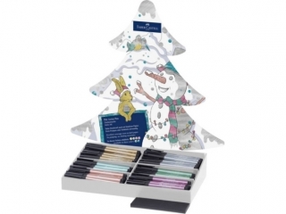 DISPLAY PITT ARTIST PEN XMAS 2018 90 SZT. FABER-CASTELL