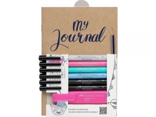 ZESTAW STARTOWY BULLET JOURNAL (6X PITT ARTIST PEN+ZAKRELACZ+OWEK+BROSZURA ENG) FABER-CASTELL