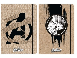 TECZKA Z GUMK A4 / AVENGERS KRAFT LINER [opakowanie=10szt]