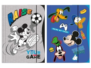 TECZKA Z GUMKĄ A4 / MICKEY MOUSE - KIDS