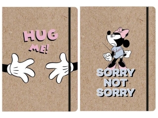 TECZKA Z GUMK A4 / MINNIE MOUSE KRAFT LINER [opakowanie=10szt]