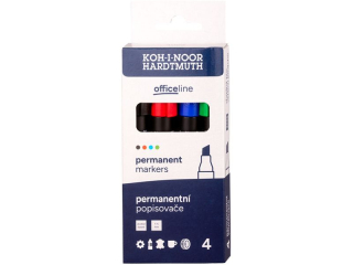 KIN MARKER 4006 PERMANENTNY 4 KOL. ŚCIĘTA KOŃCÓWKA