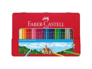 KREDKI ZAMEK 36 KOL. OPAK. METALOWE FABER-CASTELL