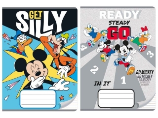 ZESZYT A5/16k. kolorowe trzy linie / MICKEY MOUSE [opakowanie=20szt]