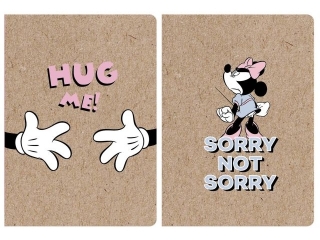ZESZYT A5/60k. Kratka / MINNIE MOUSE KRAFT LINER