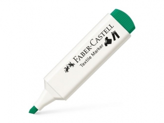 MARKER DO TKANIN ZIELONY FABER-CASTELL [opakowanie=10szt]
