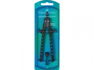 CYRKIEL FACTORY PERŁOWY NIEBIESKI FABER -CASTELL