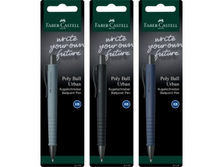 DŁUGOPIS POLY BALL XB URBAN MIX KOLORÓW BLISTER 1 SZT. FABER-CASTELL