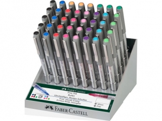 CIENKOPIS KULKOWY FREE INK 0, 7 MM DISPLA Y 40 SZT. FABER-CASTELL