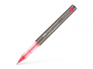 CIENKOPIS KULKOWY FREE INK KOŃCÓWKA IGŁOWA 0, 7 MM CZERWONY FABER-CASTELL