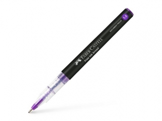 CIENKOPIS KULKOWY FREE INK 1, 5 MM FIOLETOWY FABER-CASTELL [opakowanie=12szt]