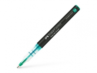 CIENKOPIS KULKOWY FREE INK 1, 5 MM ZIELONY FABER-CASTELL [opakowanie=12szt]