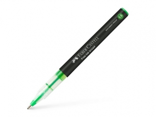 CIENKOPIS KULKOWY FREE INK 1, 5 MM JASNOZIELONY FABER-CASTELL [opakowanie=12szt]
