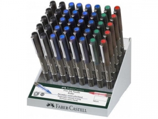 CIENKOPIS KULKOWY FREE INK KOŃCÓWKA IGŁOWA 0, 5 MM DISPLAY 40 SZT. FABER-CASTELL