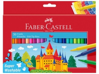 FLAMASTRY ZAMEK 50 KOL. OP. KARTONOWE FABER-CASTELL