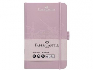 NOTATNIK A6 194K PAPIER 100G TWARDA OPRAWA RÓŻOWY (ROSE SHADOWS) FABER-CASTELL