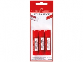 KLEJ W SZTYFCIE 10 G 3 SZT. BLISTER FABER-CASTELL