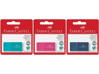 GUMKA PVC-FREE BICOLOR KOL. TREND BLISTER 1 SZT. FABER-CASTELL [opakowanie=5szt]