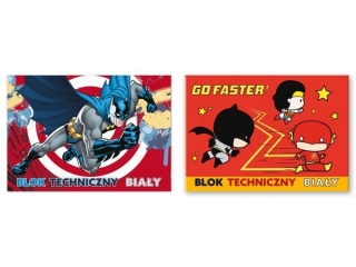 BLOK TECHNICZNY BIAY A4/10k. / BATMAN [opakowanie=10szt]