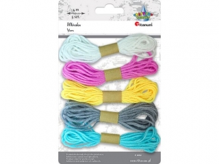 WŁÓCZKA 5X4M B+R+N+Ż+SZ SET2