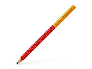 OWEK JUMBO GRIP TWO TONE CZERWONY FABER-CASTELL [opakowanie=12szt]