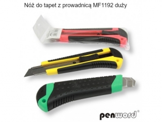 NÓŻ DO TAPET Z PROWADNICĄ MF1192 DUZY