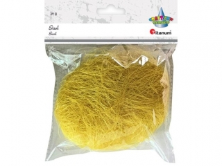 SISAL GRASS 30G ŻÓŁTY BLISTER