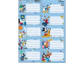 NAKLEJKI NA ZESZYTY pasek / MICKEY MOUSE