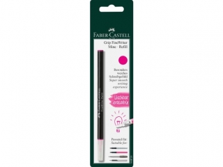 WKŁAD DO CIENKOPISÓW GRIP RÓŻOWY BLISTER 1 SZT. FABER-CASTELL