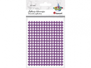 APLIKACJE DEKORACYJNE - ĆWIEKI RÓŻOWY, 130X95MM, 252 SZTUKI