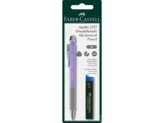 OWEK AUTOMATYCZNY APOLLO 0, 7MM + WKADY BLISTER FABER-CASTELL [opakowanie=5szt]