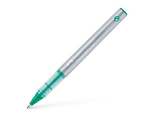 CIENKOPIS KULKOWY FREE INK 0, 7MM ZIELONY FABER-CASTELL [opakowanie=12szt]