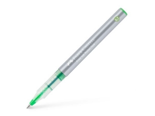 CIENKOPIS KULKOWY FREE INK 0, 7MM JASNOZIELONY FABER-CASTELL [opakowanie=12szt]