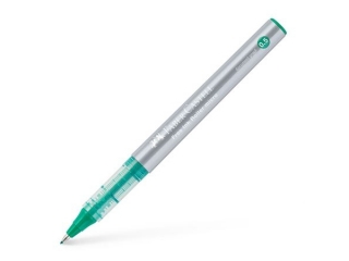 CIENKOPIS KULKOWY FREE INK 0, 5MM ZIELONY FABER-CASTELL [opakowanie=12szt]