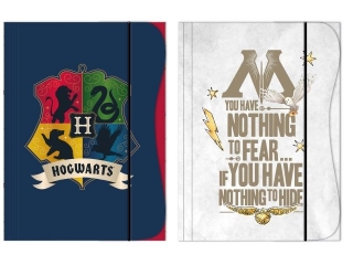 TECZKA Z GUMK A4 / HARRY POTTER [opakowanie=10szt]